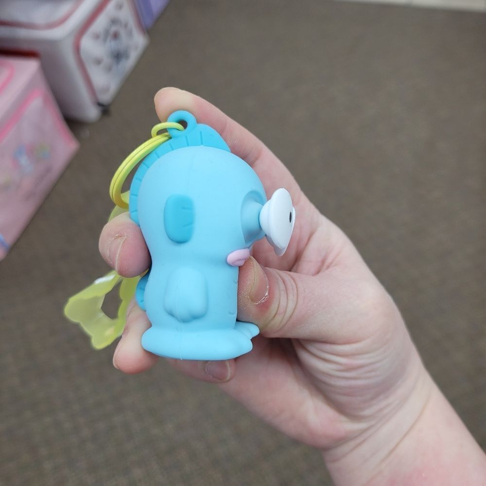 Brand New Sanrio Hangyodon Squishy Keychain - Picture 5 of 9